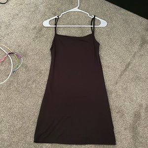 Size medium black slip dress